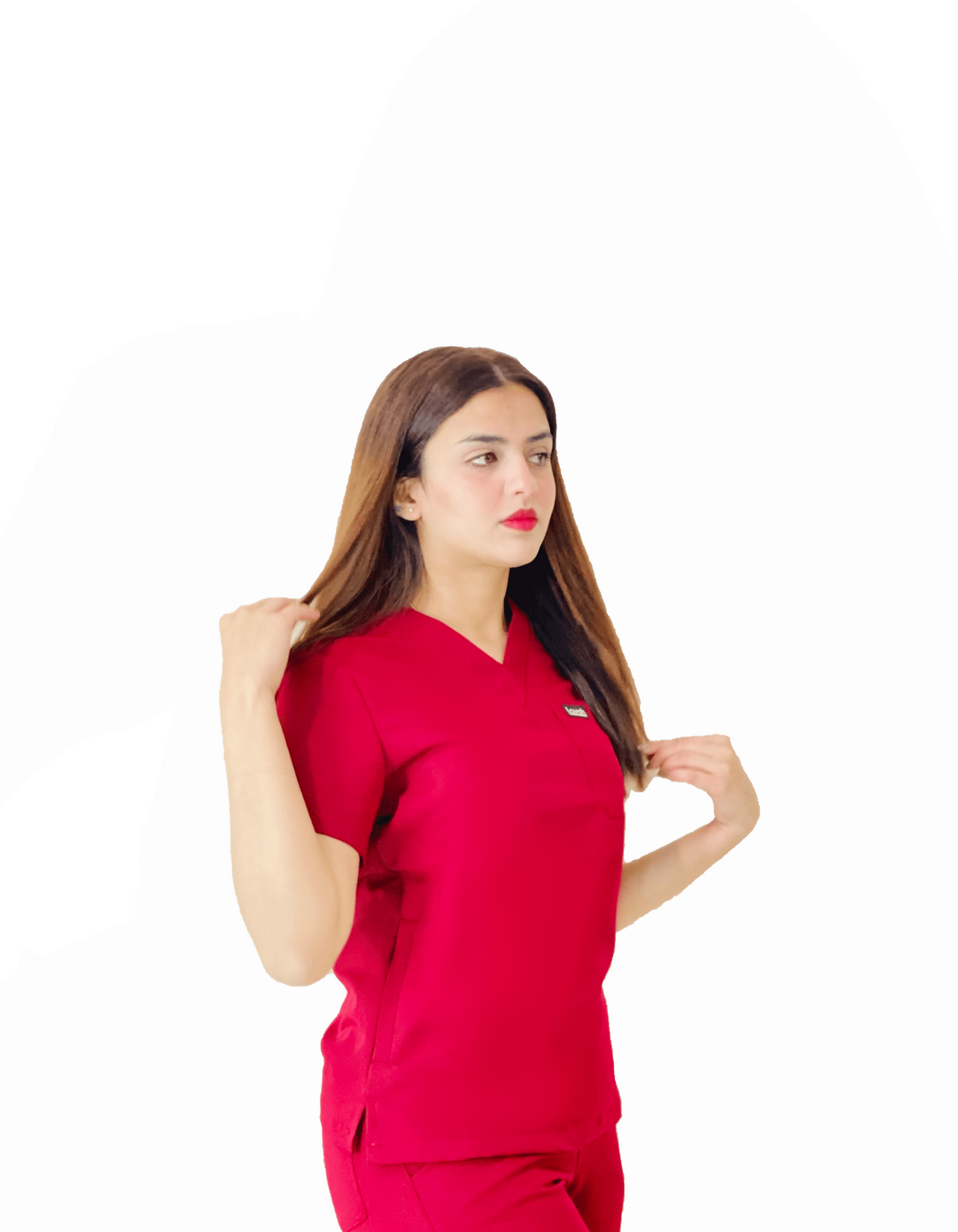 Lavish Scrubs | Women Scrub Top | Oxblood Burgundy