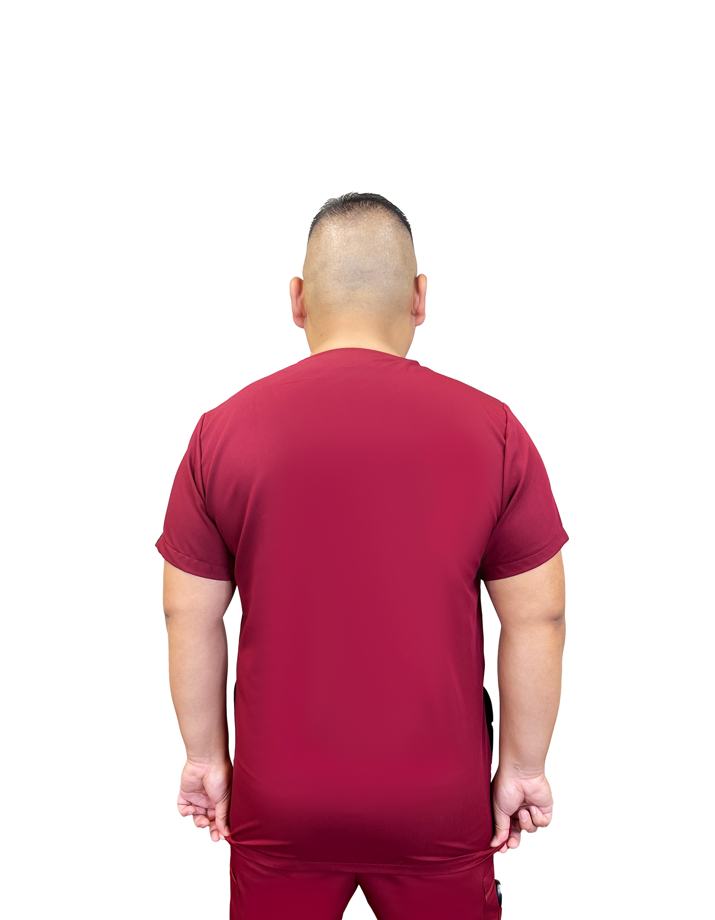 Lavish Scrubs | Men Scrub Top | Oxblood Burgundy