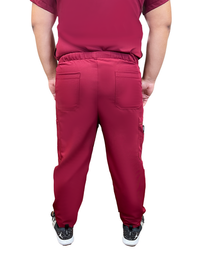 Lavish Scrubs | Men Scrub Bottom | Oxblood Burgundy