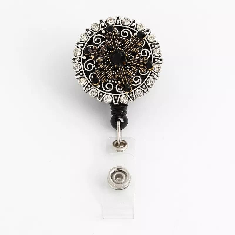 Lavish Scrubs | Badge Reel | Rhinestone Star.